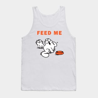 Feed Me Simons Cat Funny, For Men Simons Cat Feed Me Tank Top